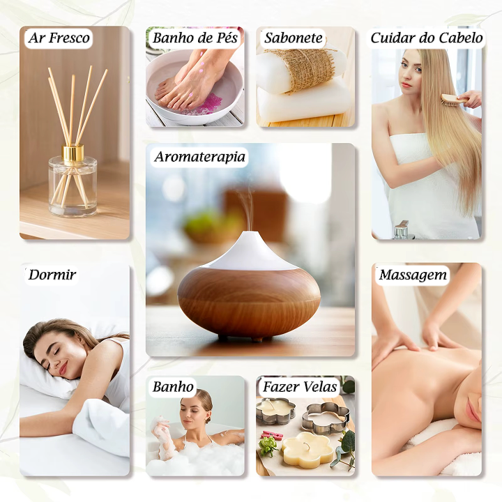 Óleos Essenciais de Aromaterapia